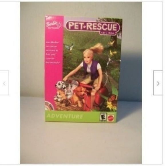 Vintage Barbie GAME Videogame Complete 2000 Pet Rescue CD-Rom PC Computer - Picture 10 of 12
